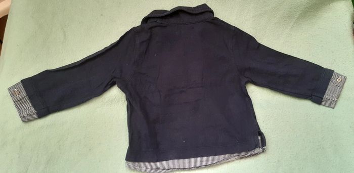 Tee-shirt polo manches longues 12m 74cm - photo numéro 6