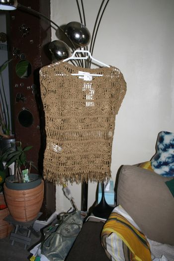 🌸Joli haut ajouré kaki bohème Taille 36 / 38 "Mango" Neuf tendance 2023 🌸