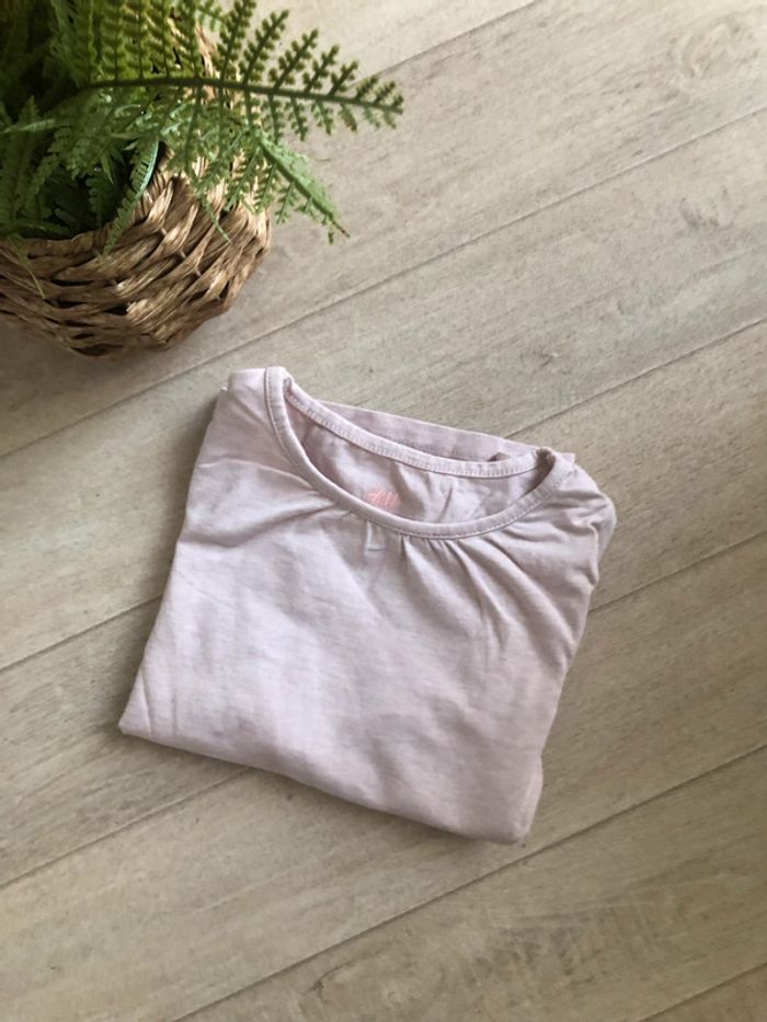 Tee-shirt fille rose H&M - photo numéro 5