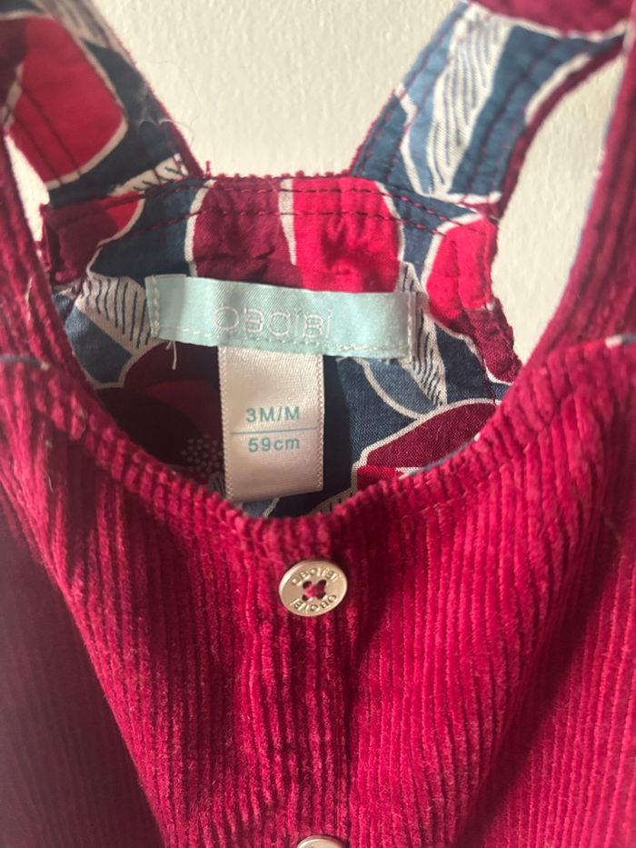 Robe bordeaux 3 mois - photo numéro 3