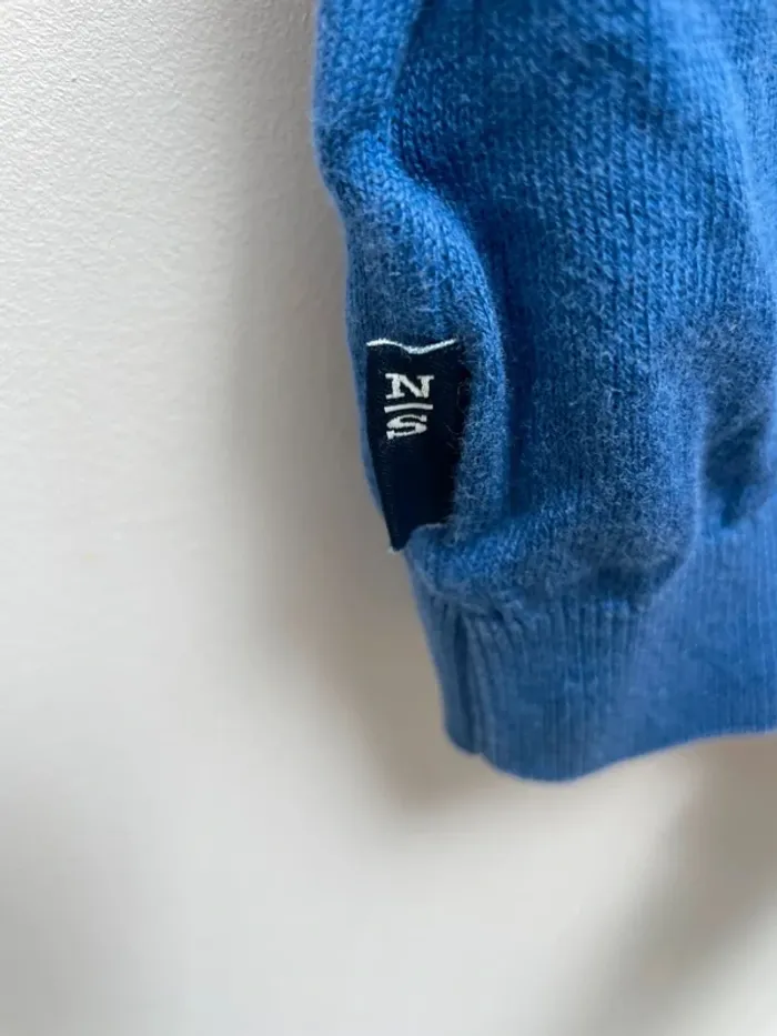 Polo Blue North Sails vintage Slim Fit made in Italy Mens S 🇮🇹 - photo numéro 6