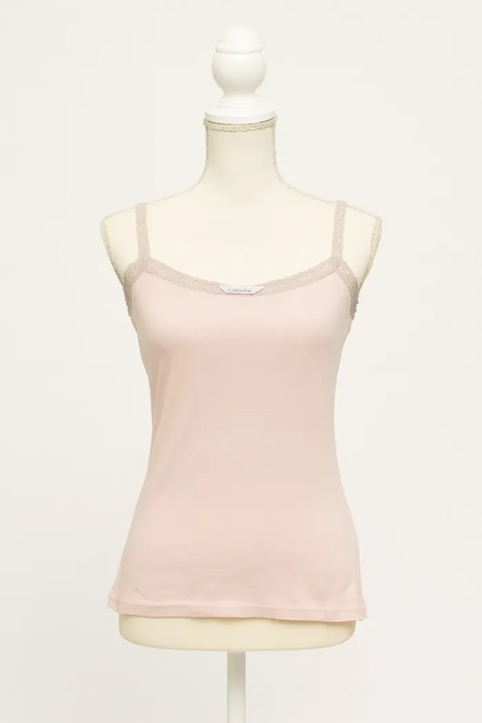 🌸 Débardeur rose pâle Camaïeu - Taille 38 (M)