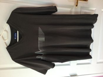 Tee shirt homme gris foncé