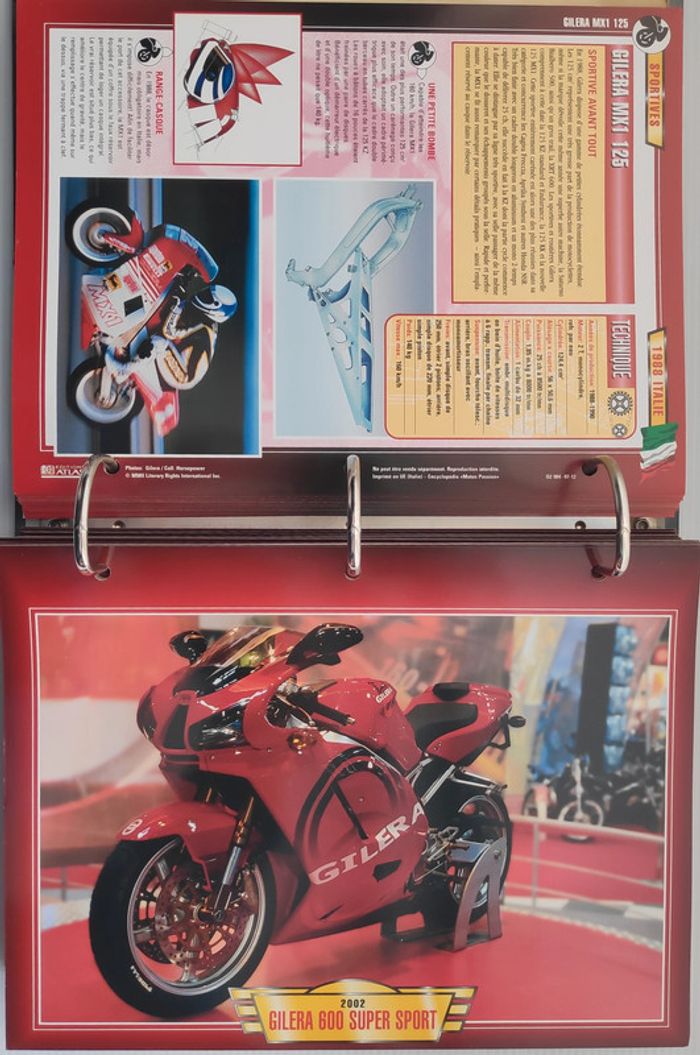 222 fiches Motos Sportives - Classeur Motos Passion - photo numéro 7