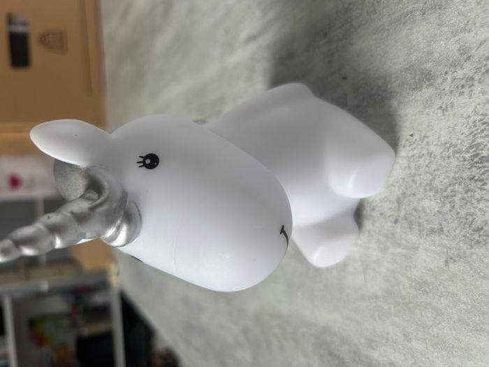 veilleuse enfant licorne 14 cm - photo numéro 2