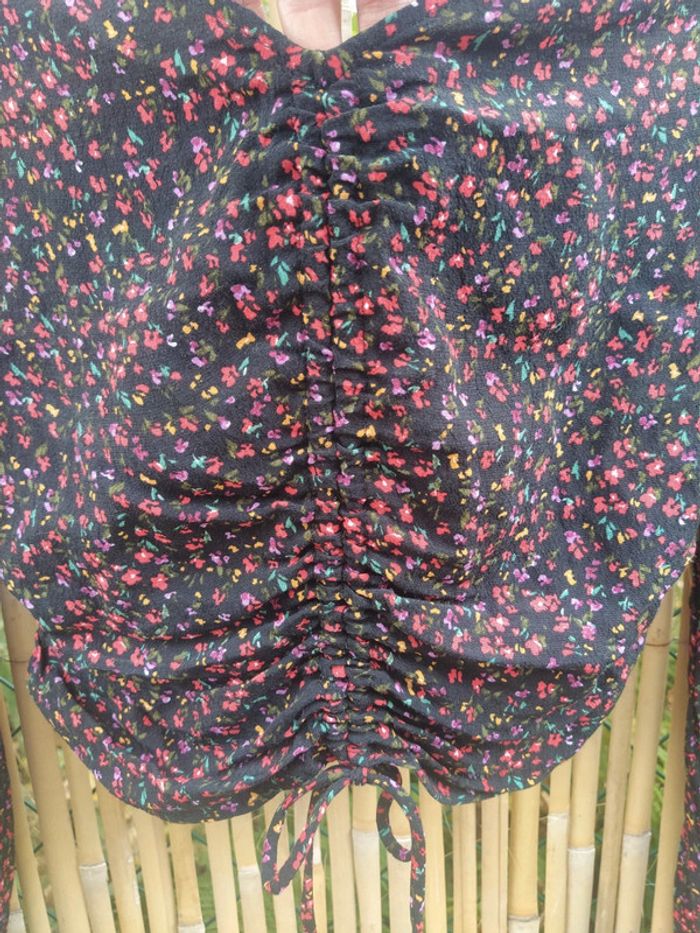 Blouse crop fleurie H&M - photo numéro 4