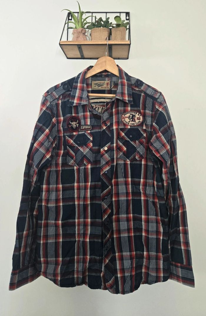 Chemise a carreaux Kaporal taille XL
