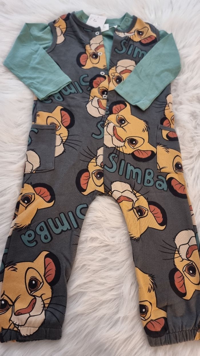 NEUF (non porté) 🏷🥰🤩😍💙💙ensemble salopette/combinaison et teeshirt ml 24 mois (92cm).💙💙