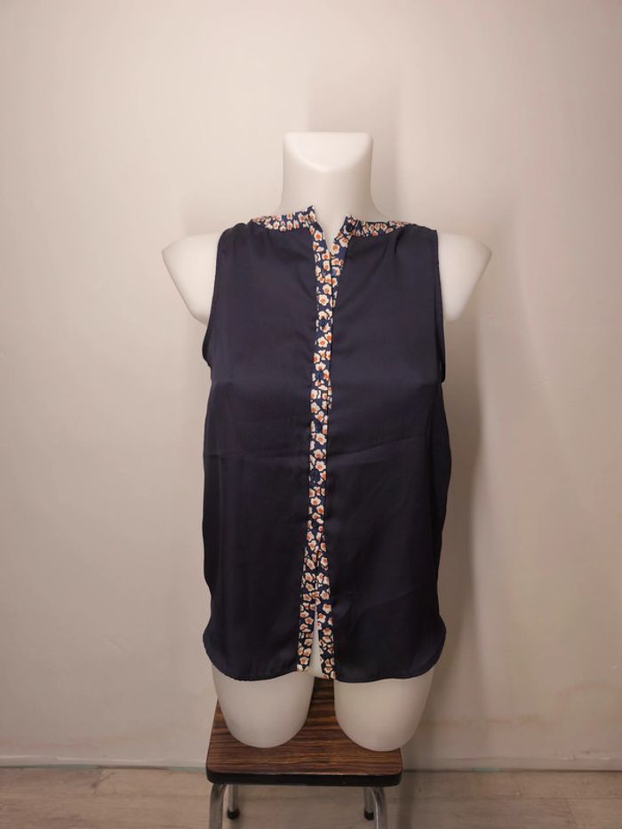 Blouse sans manches Kookai Femme Taille 34 Bleu