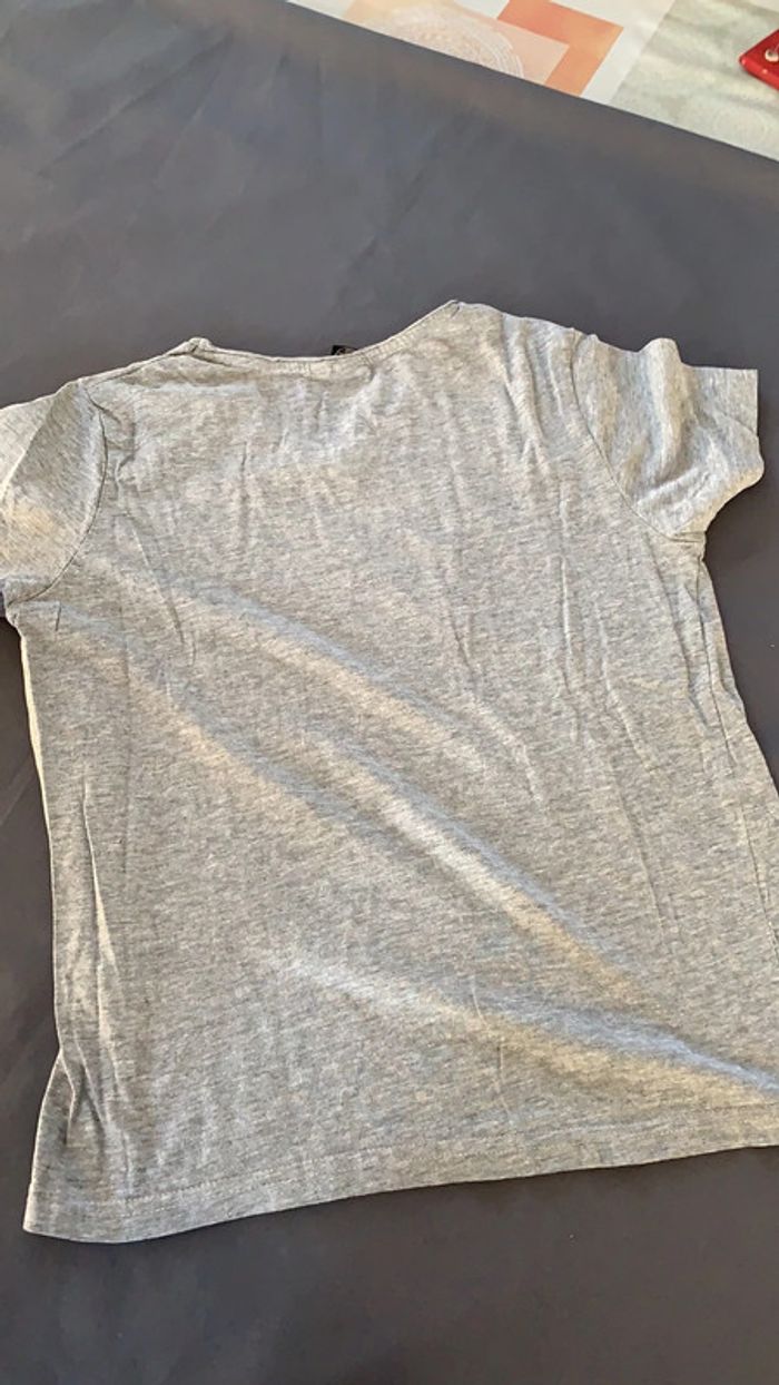Tee Shirt gris guitare rock’ n roll 12 ans - photo numéro 4
