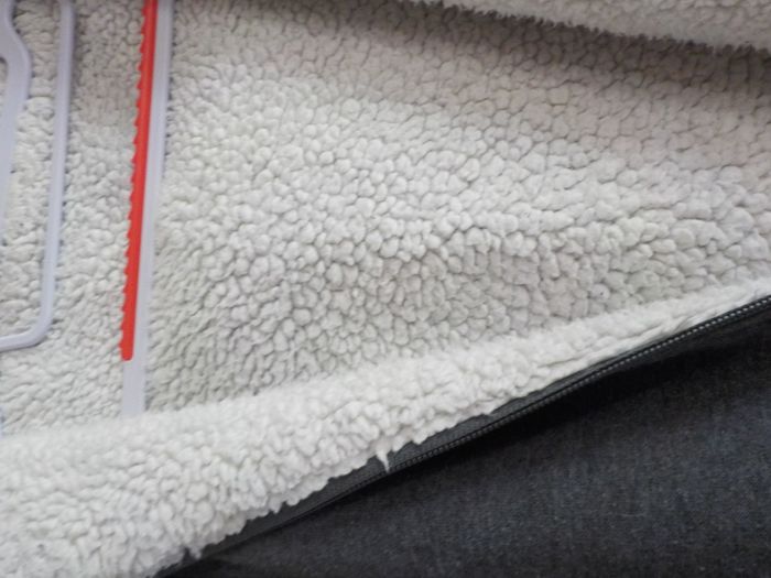 VESTE GRIS FONCE DOUBLEE POLAIRE - photo numéro 4