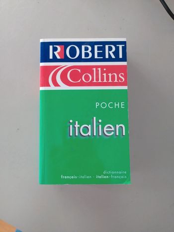 Dictionnaire Italien Français et Français Italien Robert Collins poche