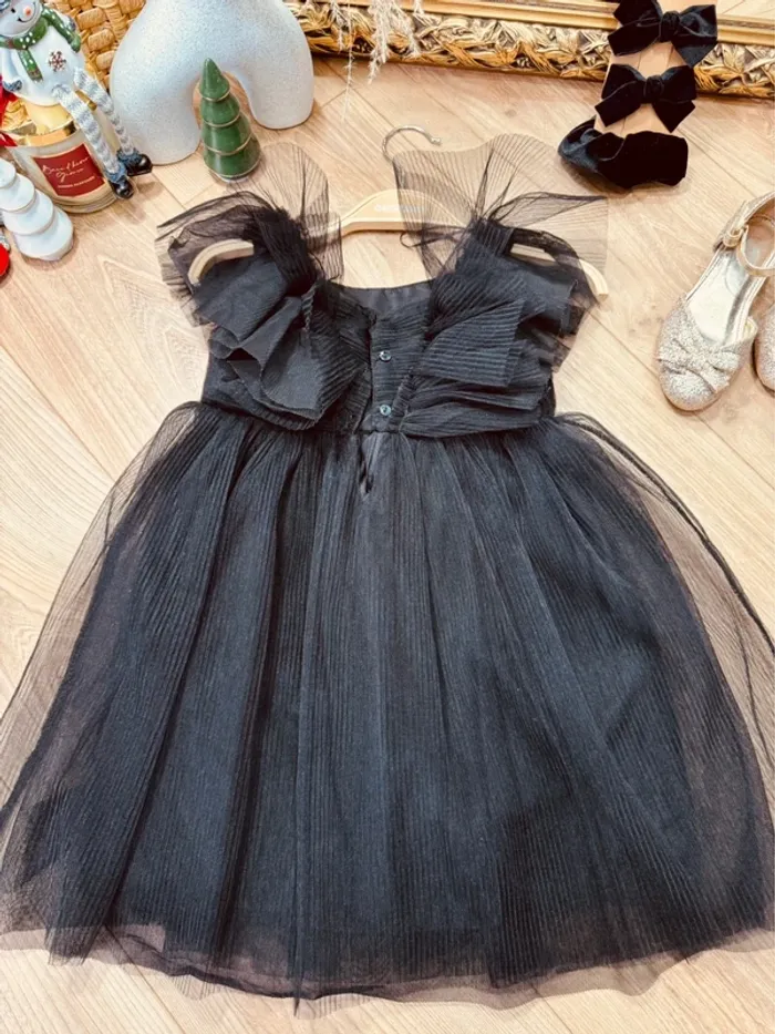 Taille 3-4 ans robe Noël fille H&M noir * tulle * 🎄 - photo numéro 6