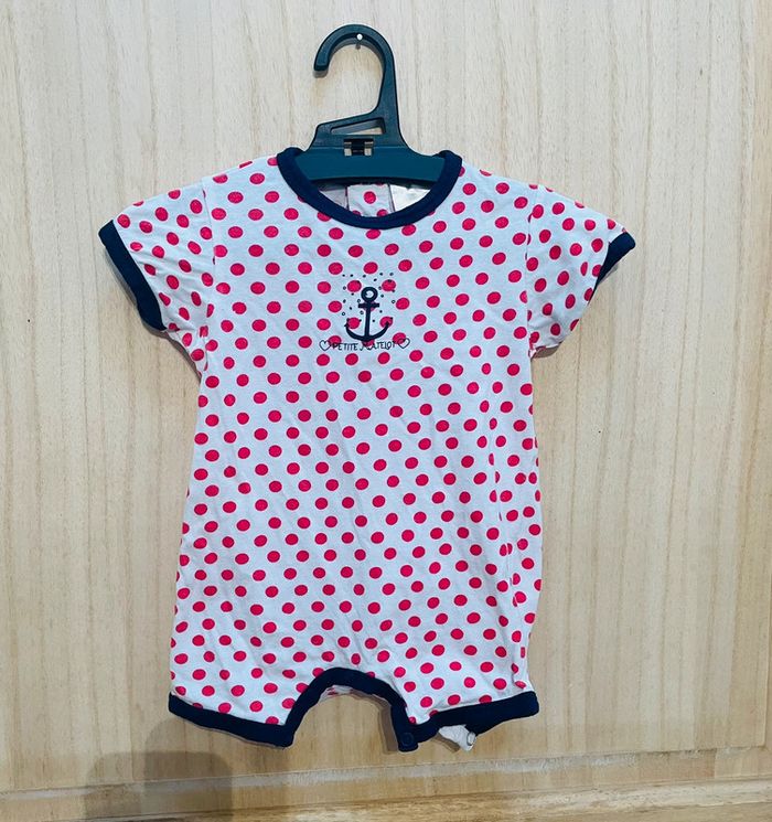 Barboteuse, combi short - 6 mois