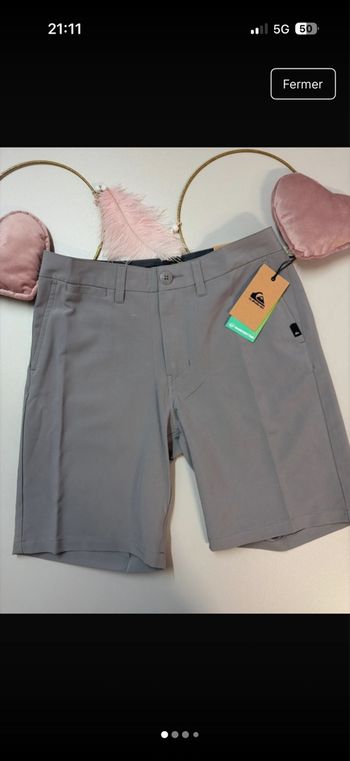 Short garçon - neuf - Quiksilver - taille 14 ans 