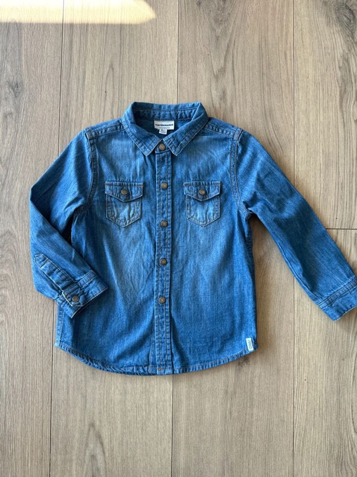 Chemise en jeans garçon T. 3ans