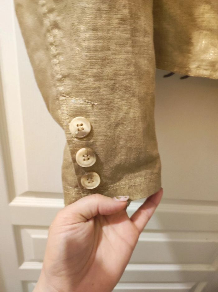 Blazer dorée Escandelle XL - photo numéro 3