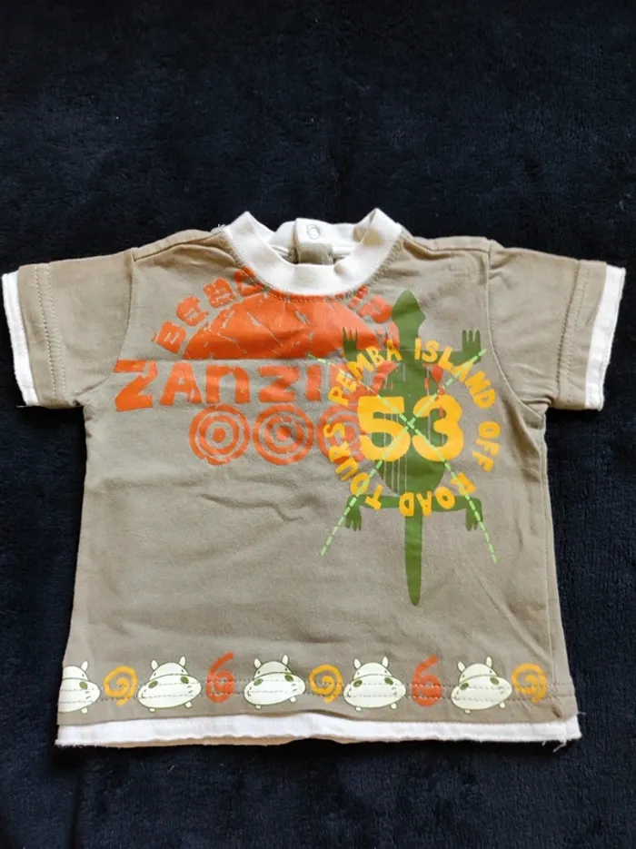 Lot 3 mois été pantalon t-shirt pyjama - photo numéro 4