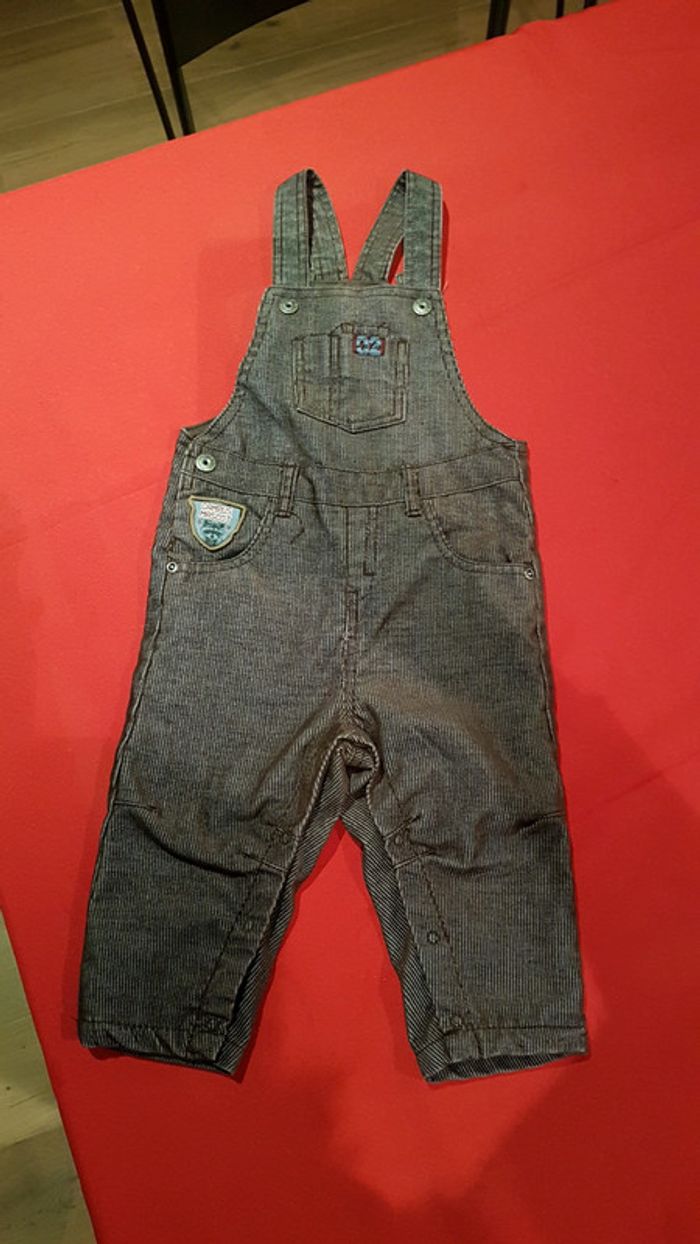 Salopette marron velours