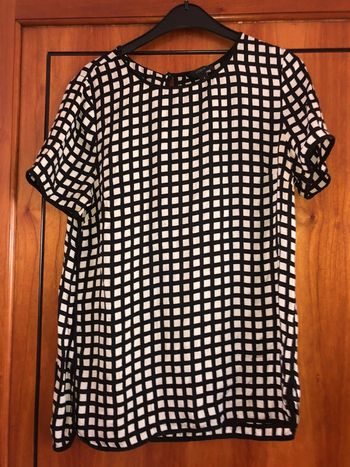 Blouse manches courtes en soie 38/40 J. Crew