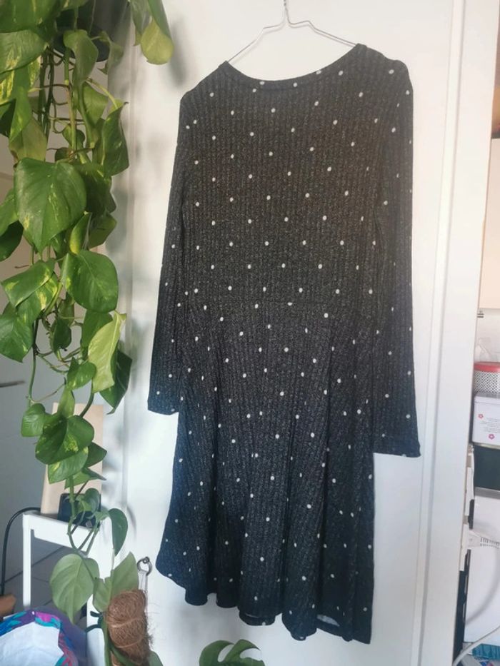 Robe grise à pois blancs Springfield - photo numéro 2