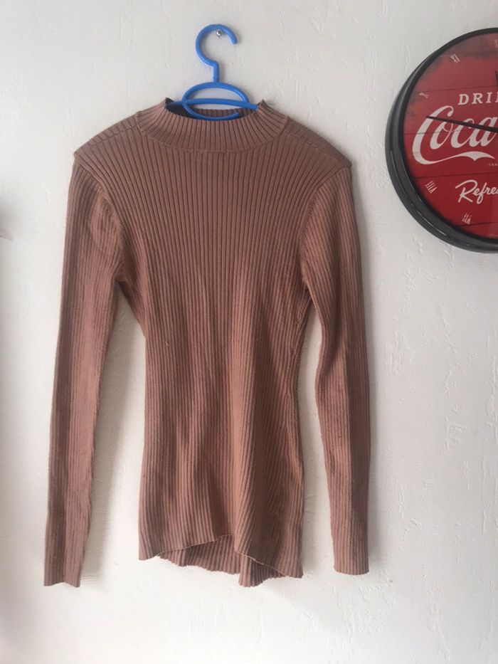 Pull marron h&m - photo numéro 2