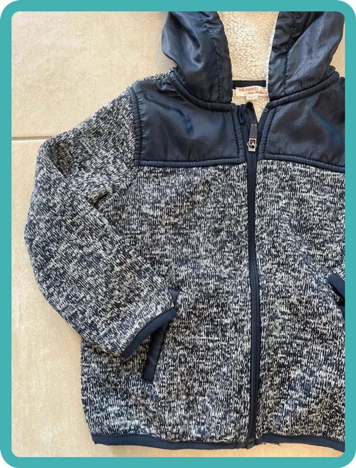 Belle grosse veste intérieure molletonné 4 ans DPAM - photo numéro 2