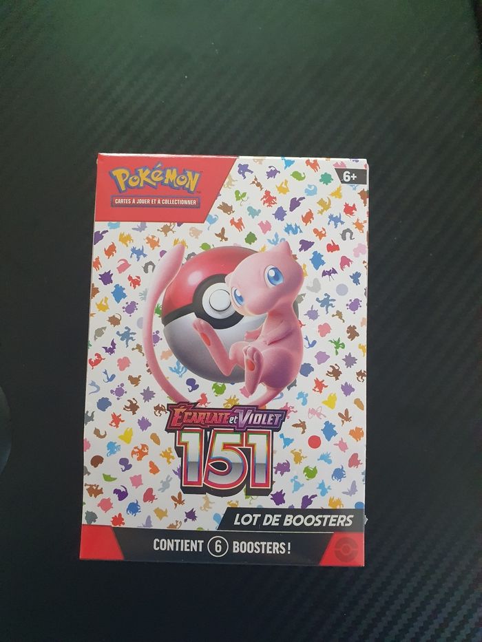 Bundle pokemon 151 6 boosters fr