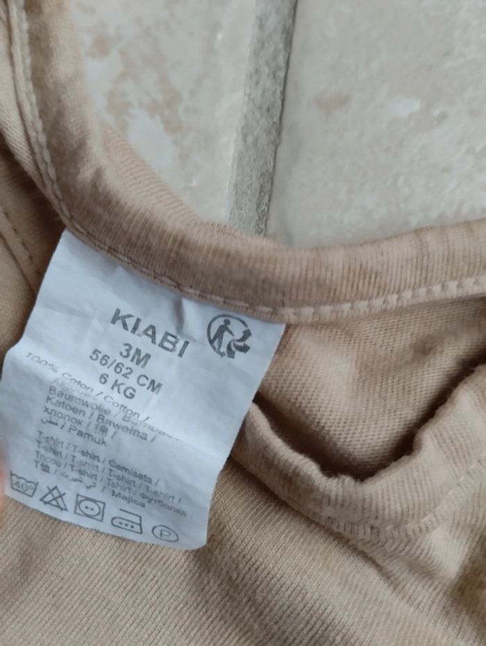 T-shirt manches longues 3 mois - photo numéro 3