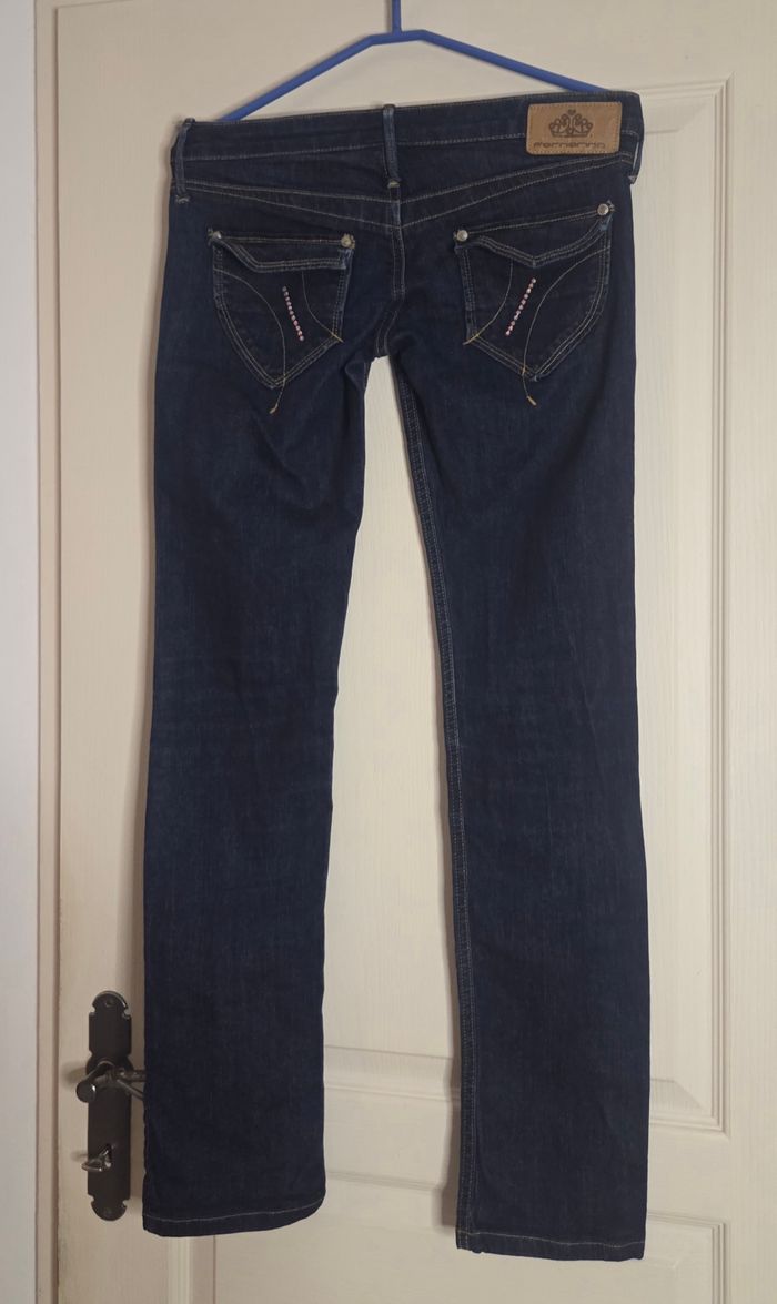Jean Fornarina Bayley 👖 taille 28 / 36-38 – coupe slim bootcut – denim foncé – excellent état - photo numéro 10