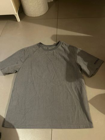 T-shirt velours gris