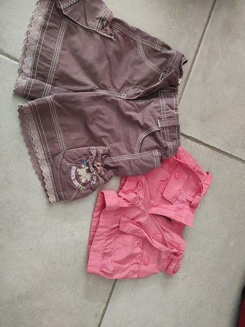 Lot de deux Shorts chipie et Vertbaudet 4 ans