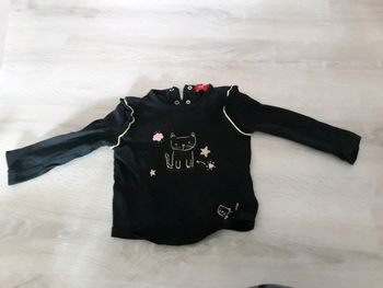 T shirt tissaia 12 mois manches longues