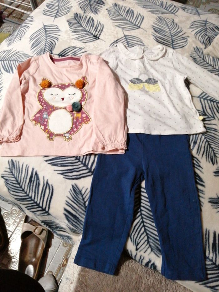 Lot de 2 tee shirts manches longues