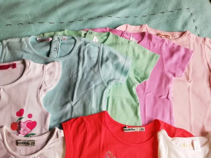 Lot de t-shirts fille - photo numéro 2