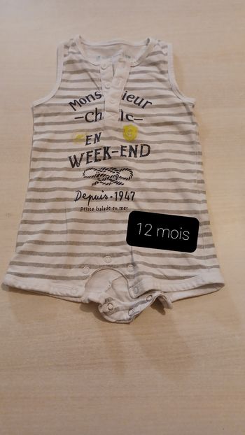 Combien short 12 mois
