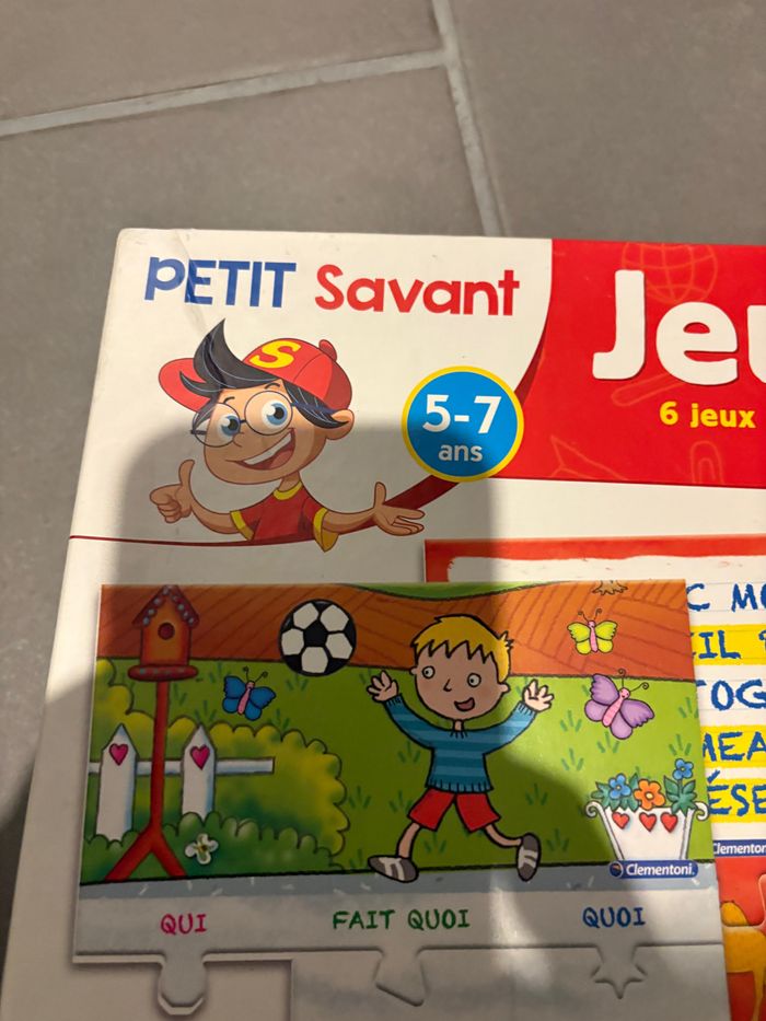 Jeu de lecture 5-7 ans jeu éducatif petit savant clémentoni - photo numéro 2