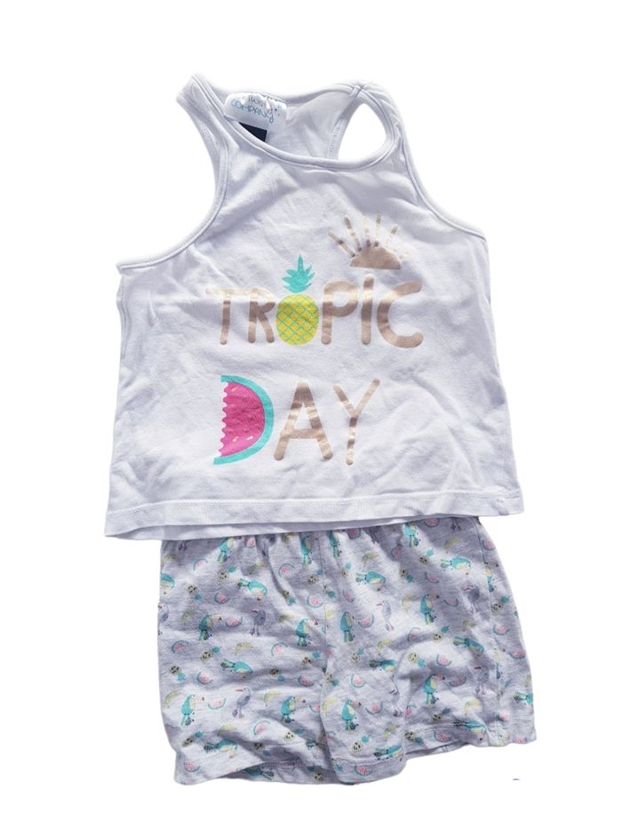 La Twisty Company - Ensemble pyjama deux pièces : débardeur + short (3 ans)