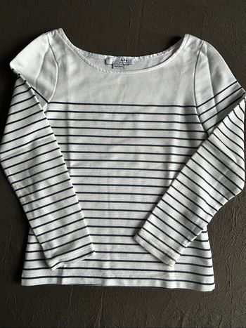Pull marinière mi-saison enfant fille