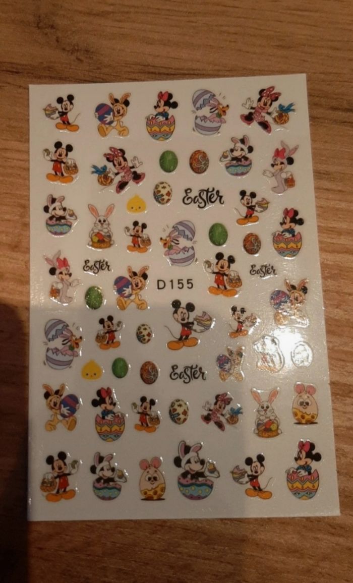 Stickers ongles mickey