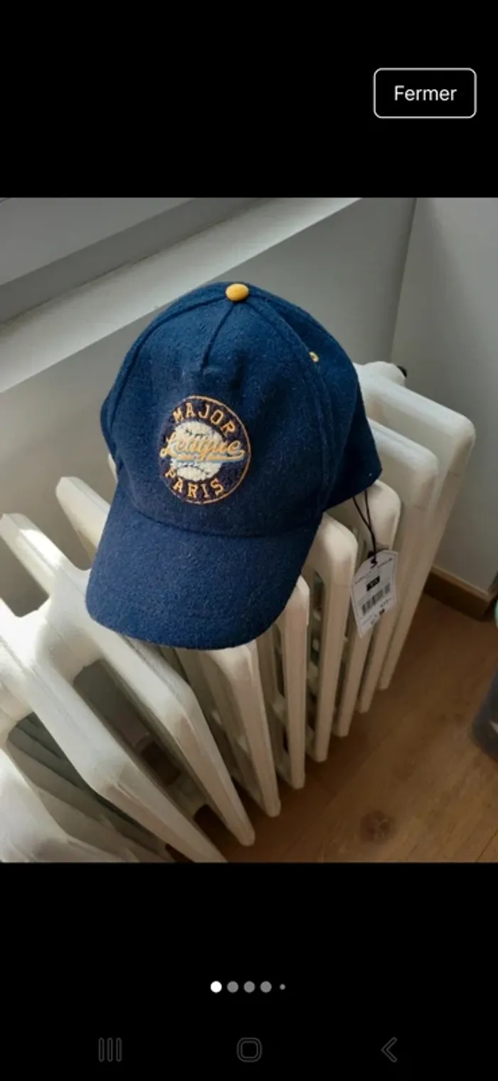 Casquette Baseball hiver sergent major 2 tailles disponibles