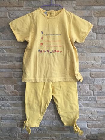 Ensemble jaune KidsMinis 18M