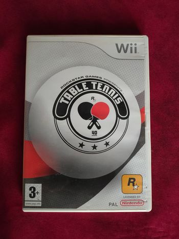 Jeu wii table tennis