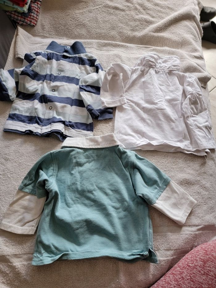 Lot de 5 tee-shirts manches longues 6 mois - photo numéro 4