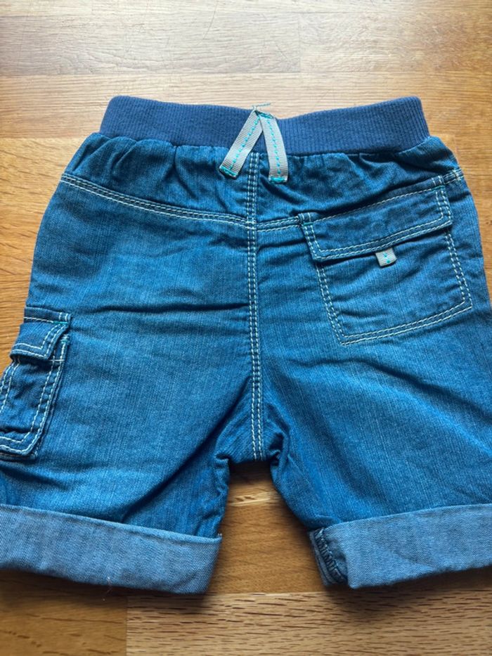 Short jean Obaibi 3 mois garçon - photo numéro 3