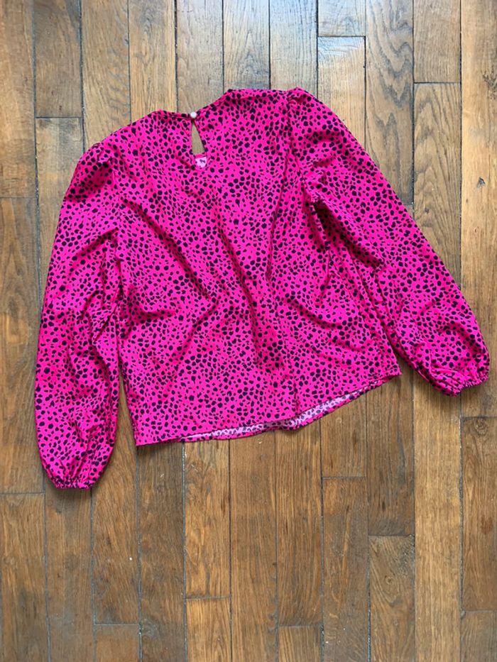 Blouse rose tachetée shein taille m 38 - photo numéro 7