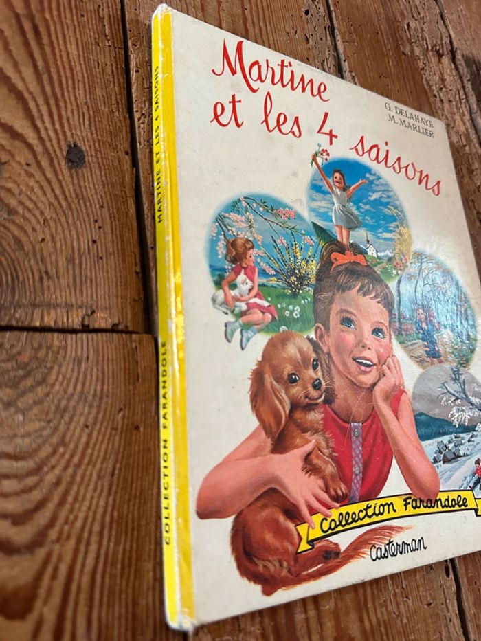 Livre ancien album Martine et les 4 saisons collection Farandole Casterman Delahaye Marlier cartonné - photo numéro 10