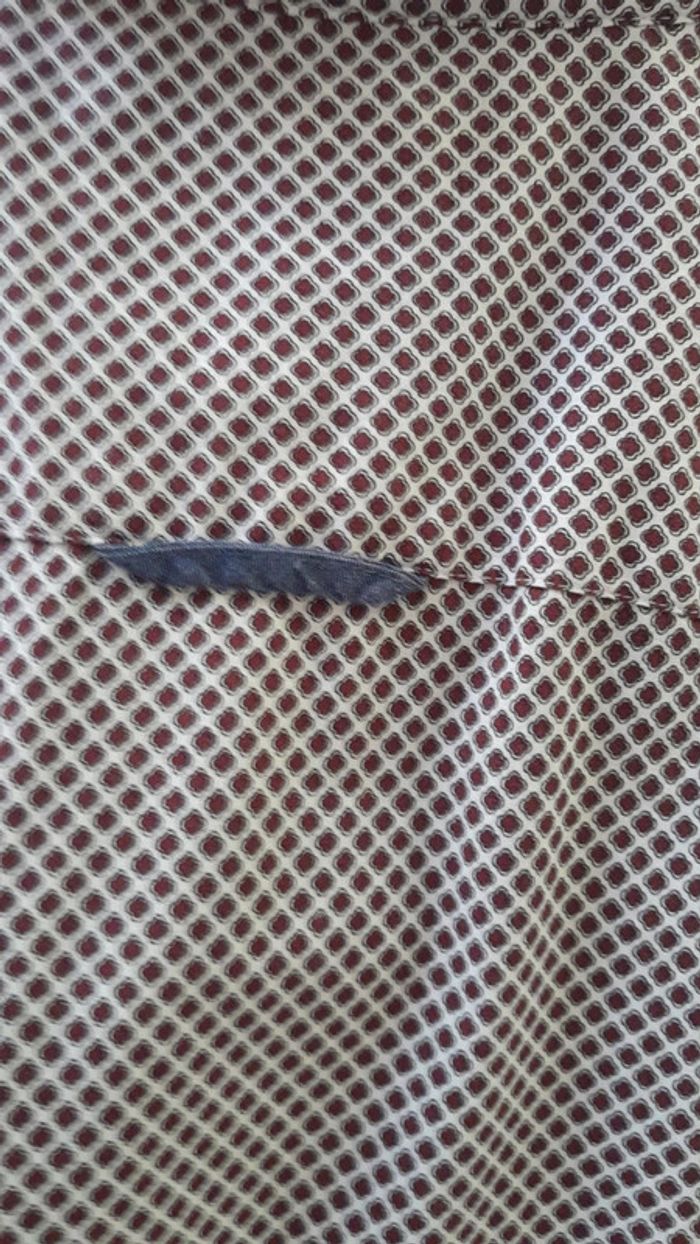 Chemise homme bordeaux - photo numéro 5