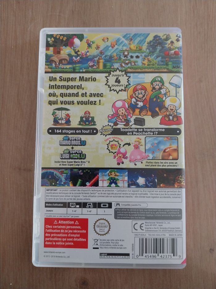 Super mario bros U deluxe switch - photo numéro 3