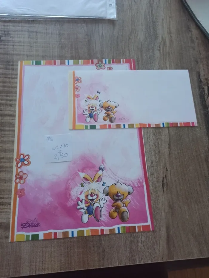 Papier à lettre Diddl 170 2,50€